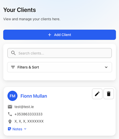 Client Management
